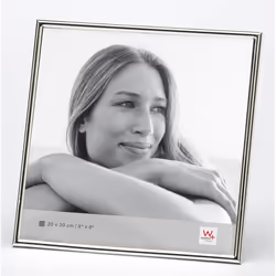 Walther Design WD220S, Single picture frame, Silver, 20 x 20 cm, Square, Portrait, 216 mm