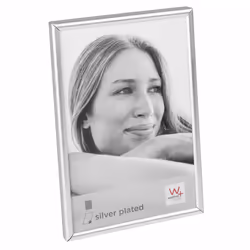 Walther Design WD015T, Single picture frame, Silver, Silver, 10 x 15 cm, Rectangular, Germany