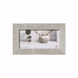 Walther Design HO120X, Single picture frame, Wood, Grey, 10 x 20 cm, Rectangular, Germany