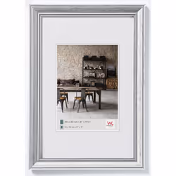 Walther Design JA015S, Single picture frame, Polystyrol, Silver, 7 x 10 cm, 13 mm, 140 mm
