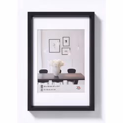 Walther Design ES318B, Single picture frame, Black, 9 x 13 cm, Rectangular, Germany, 139 mm
