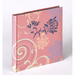 Walther Design FA-201-R, Pink, 60 sheets, Case binding, Black, 300 mm, 300 mm