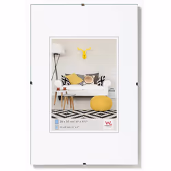 Walther Design RB318K, Single picture frame, Glass, Transparent, 9 x 13 cm, Rectangular, Germany