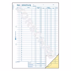Avery 428 administration book Blue, White, Yellow