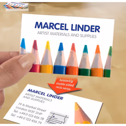 Avery C32026-25 business card Laser/Inkjet Cardboard White 25 pc(s) - Additional view 4