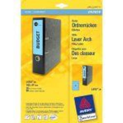 Avery Border Binder Labels, Blue 192 x 61mm (100)