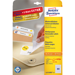 Avery L4732REV-25 printer label White