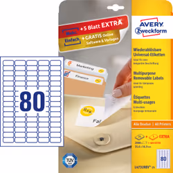 Avery L4732REV-25 printer label White