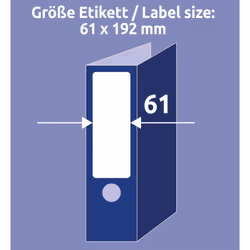 Avery L4761-25 self-adhesive label Rounded rectangle Permanent White 120 pc(s) - Additional view 4