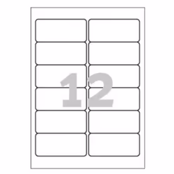 Avery J8177-25 printer label White