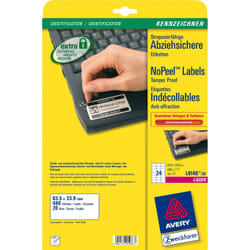 Avery L6146-20 self-adhesive label White 480 pc(s)