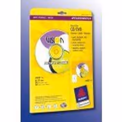 Avery L6015-25, White, Self-adhesive printer label, A4, Paper, Laser/Inkjet, Permanent