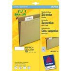 Avery L6021REV-25 printer label White Self-adhesive printer label