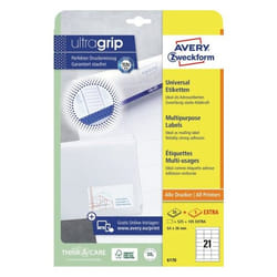 Avery 6170 White Self-adhesive printer label