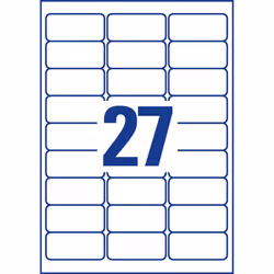 Avery L7874-20 self-adhesive label Rounded rectangle Permanent White 540 pc(s)