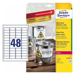 Avery L4778-8 printer label White Self-adhesive printer label