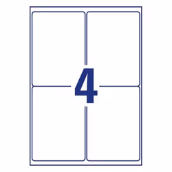 Avery L4774-8 printer label White Self-adhesive printer label