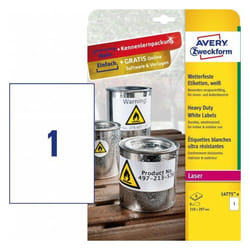 Avery L4775-8 printer label White Self-adhesive printer label