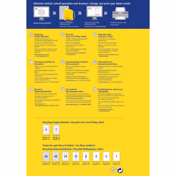 Avery LR4760-10 self-adhesive label Rectangle Permanent White 70 pc(s)