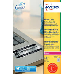 Avery L6013-20 Resistant Labels 20 sheets - 1 Labels per Sheet