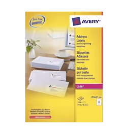 Avery L7163-250 addressing label Self-adhesive label White