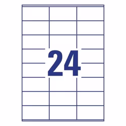 Avery LR3475-10 self-adhesive label Rectangle Permanent White 240 pc(s)