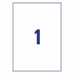Avery LR3478-10 self-adhesive label Rectangle Permanent White 10 pc(s)
