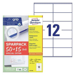 Avery 6175-65 self-adhesive label Rectangle Permanent White 780 pc(s)
