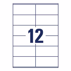 Avery 6175-65 self-adhesive label Rectangle Permanent White 780 pc(s)