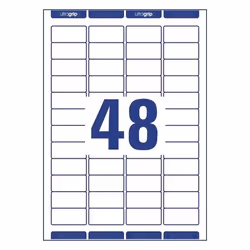 Avery 7636-10 self-adhesive label Rectangle Permanent White 480 pc(s)