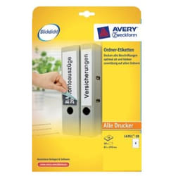 Avery L4761-10 printer label White