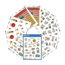 Avery 51025 decorative sticker Paper Multicolour Permanent 150 pc(s)
