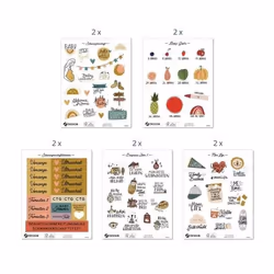 Avery 51025 decorative sticker Paper Multicolour Permanent 150 pc(s)