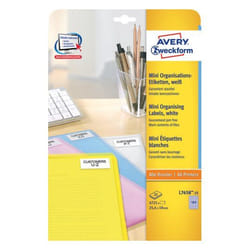 Avery L7658-25 printer label White Self-adhesive printer label