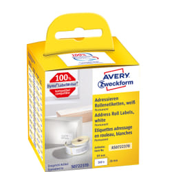 Avery AS0722370 self-adhesive label Rectangle Permanent White 260 pc(s)