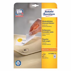 Avery L4732REV-10 printer label White Self-adhesive printer label