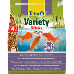 Tetra Pond Variety Sticks Fish Food, for All Pond Fish, 4L