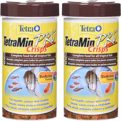Tetra Min Crisp Fish Food, Complete Food for All Tropical Fish with Clean and Clear Water Formula, 250 ml