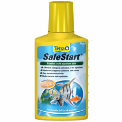 SafeStart Aquarium Starter - with live nitrifying bacteria, allows the rapid introduction of fish in an aquarium, 100 ml bott ...