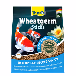 Tetra Pond 7 Litre Wheatgerm Sticks Pond Fish Food Specially Formulated for Cold Weather Feeding