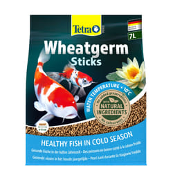 Tetra Pond 7 Litre Wheatgerm Sticks Pond Fish Food Specially Formulated for Cold Weather Feeding