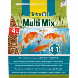 Tetra Pond Multi Mix, Varied Fish Food for A Mixed Stock of Pond Fish, 4 Litre