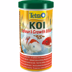 Tetra Pond Koi Colour&Growth Sticks, Pond fish, Dry fish food, 1 L