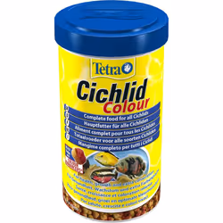 Tetra Cichlid Colour Pellets, Complete Fish Food for All Cichlids for Extra Colouration, 165 g