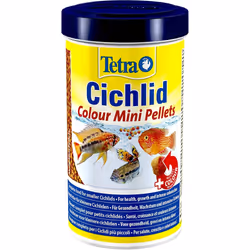 Tetra Cichlid Colour Mini Pellets, Complete Food for All Smaller Cichlids, 170 g