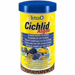 Tetra Cichlid Algae Pellets, Complete Fish Food for All Cichlids, 165 g