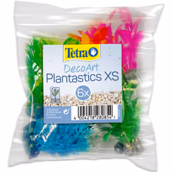 DecoArt Plantastics XS Artificial Water Plants for Aquarium Fish Tank Lifelike Replica 6pcs