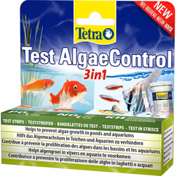 Tetra AlgaeControl 3-in-1 Test - Water Test for Checking the Most Important Algae Parameters in Pond or Aquarium, 1 Can (25 T ...