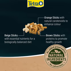 Pond Variety Sticks Fish Food, Mix of Three Different Food Sticks for All Pond Fish, 25 Litre