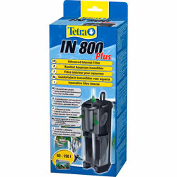 Tetra IN800 Plus Powerful Internal Filter for Physical, Biological and Chemical Aquarium Water Filtration